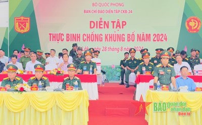 View - 	Binh chủng Đặc công tổ chức thành công thực binh diễn tập CKB-24.